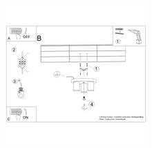 Instrucțiuni de instalare pentru plafonieră