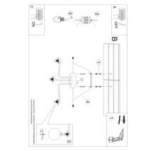Instrucțiuni de instalare pentru lustră cu ilustrație comutator