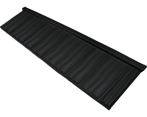 Panou acoperiș Novatik Wood mat black 1380x428x0,5 mm Țiglă metalică