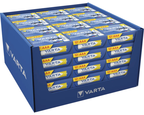 Pachet baterii Varta Universal Energy AAA, 12 bucăți