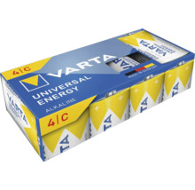 Baterii Varta Universal Energy Alcaline C, pachet de 4 bucăți