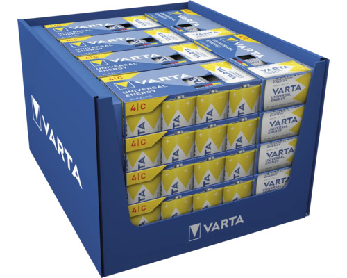Baterii alcaline Varta Universal Energy în cutie de prezentare