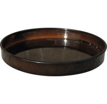Jardiniere rotundă din plastic