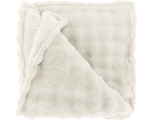 Pătură Bubble alb 220x240 cm Pătură moale și pufoasă