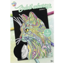 Moxy carte de colorat din catifea animale cu patru motive A4
