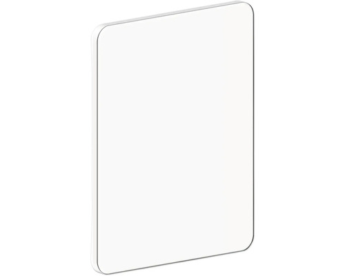 Placă dreptunghiulară din sticlă acrilică albă