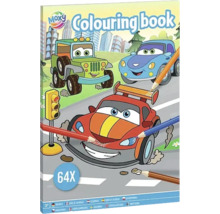 Carte de colorat Moxy cu motive auto, 64 de pagini