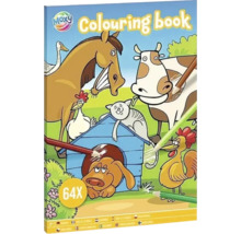 Carte de colorat Moxy cu motive animale și 64 de pagini de colorat