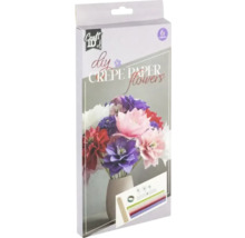 Ambalaj set de flori din hârtie creponată DIY