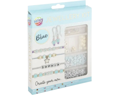 Set creare bijuterii albastru deschis