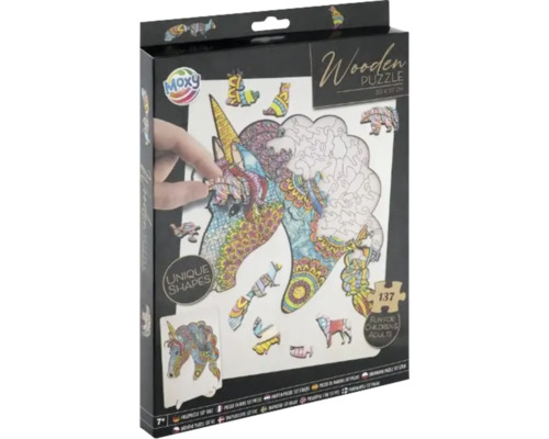 Puzzle lemn unicorn 137 piese