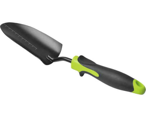 Lopată de grădină cu scară de măsurare și mâner ergonomic