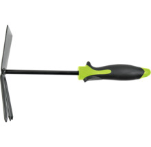 Săpăligă combinată cu greblă cu trei dinți pentru lucrări de grădinărit