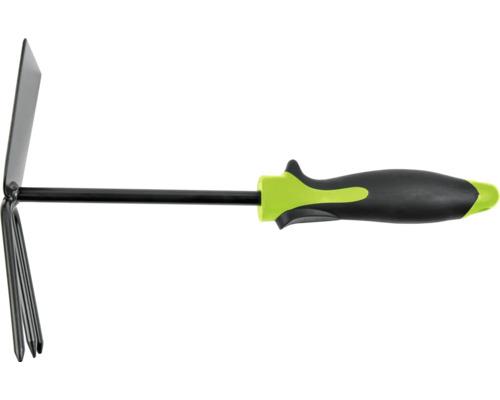 Săpăligă combinată cu greblă cu trei dinți pentru lucrări de grădinărit