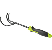 Cultivator de grădină cu trei dinți și mâner