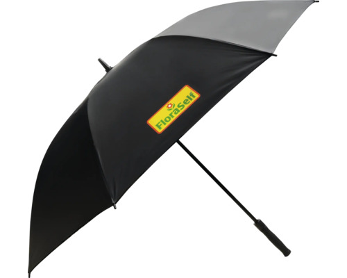 Umbrelă deschisă cu logo FloraSelf