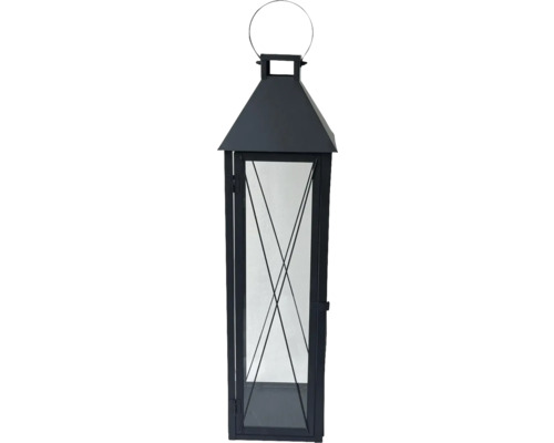 Felinar decorativ din metal și sticlă