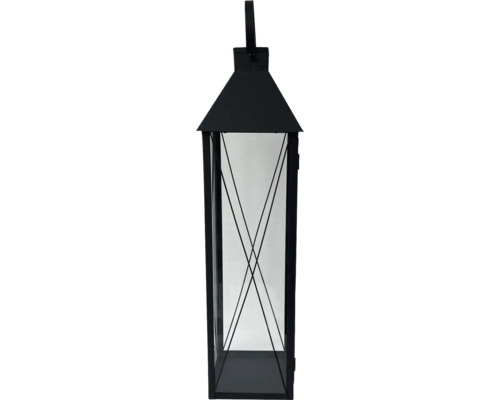 Lanterna decorativă din metal și sticlă