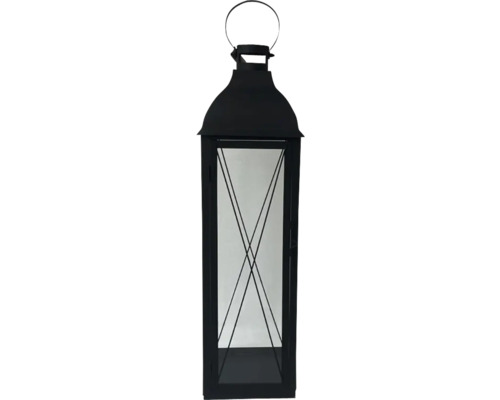 Felinar decorativ cu inserții de sticlă și mâner de transport