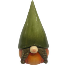 Gnom de grădină cu pălărie verde