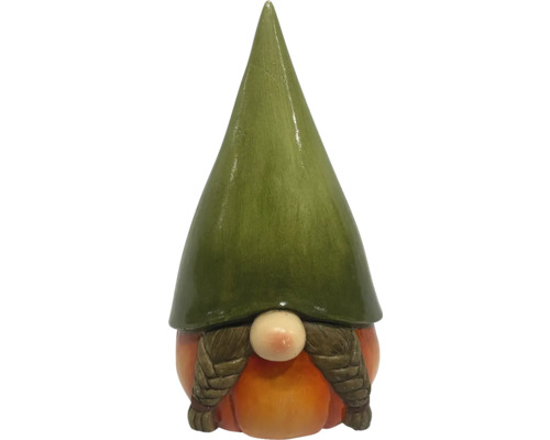 Gnom de grădină cu pălărie verde