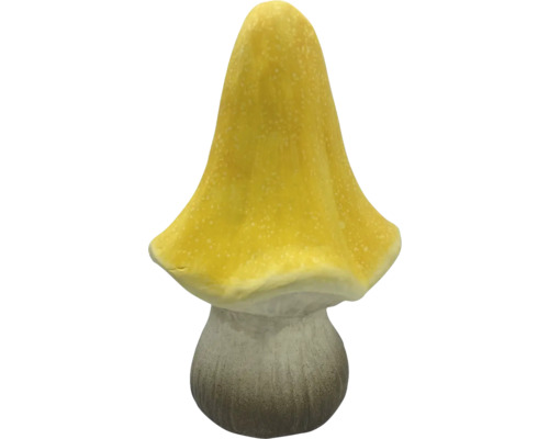 Ciupercă decorativă galbenă pentru grădină