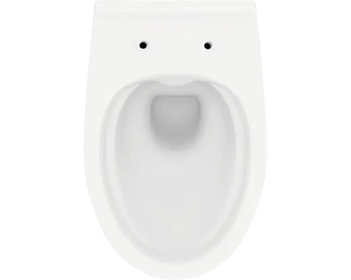 Toaletă ceramică cu spălare profundă pentru montaj pe perete