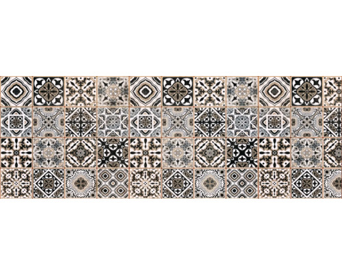 Perete de gresie cu modele