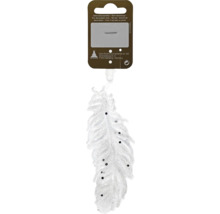 Pană decorativă cu sclipici pentru decorare