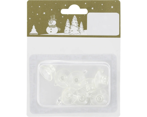 Set 8 ventuze cu cârlige 5 cm Set ventuze din plastic