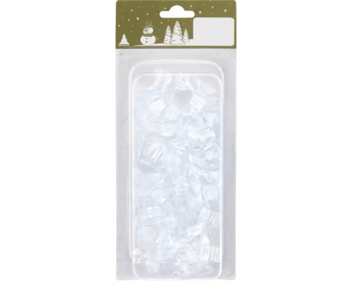 Set 48 ventuze plastic Pachet de agăţători transparente