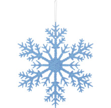 Pandantiv decorativ fulg de zăpadă cu sistem de agățare