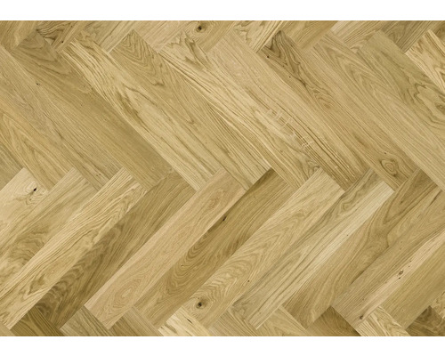 Parchet din lemn montat în model herringbone