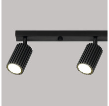 Spot cu două lămpi de tavan negre