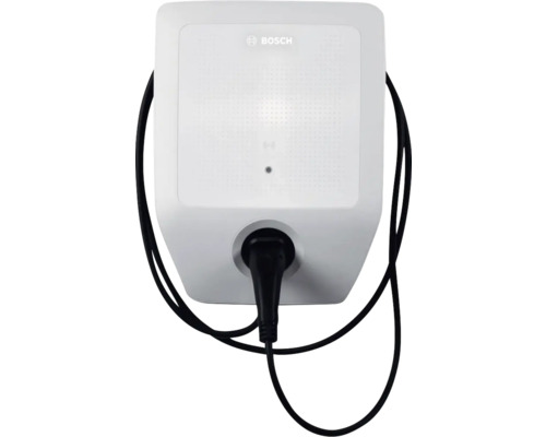 Logo Bosch, stație de încărcare cu cablu de încărcare pentru vehicule electrice