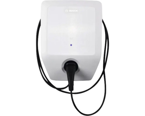 Stație de încărcare cu logo Bosch pentru mașini electrice cu priză