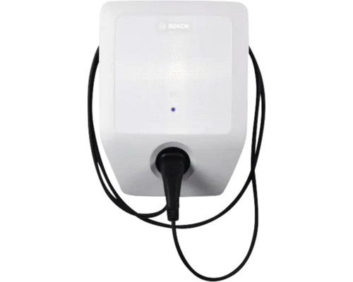 Logo Bosch, stație de încărcare pentru mașini electrice cu priză