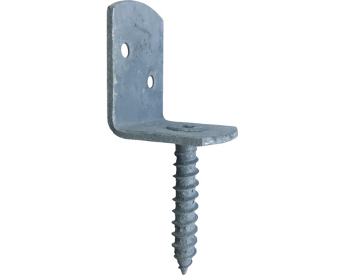Colțar pentru gard în formă de L 38x30x32 mm din oțel galvanizat la cald