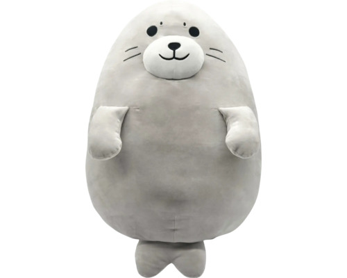 Pernă decorativă focă gri 70 cm Jucărie de pluș focă