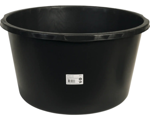 Cuva de mortar negru cu o capacitate de 85 litri