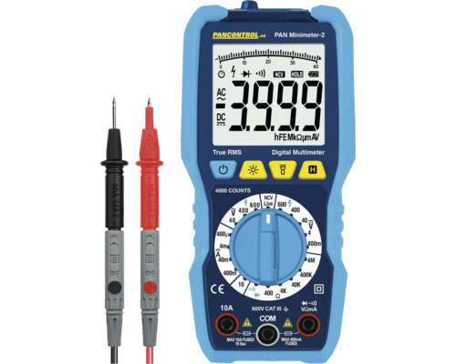 Multimetru digital cu cabluri de măsurare