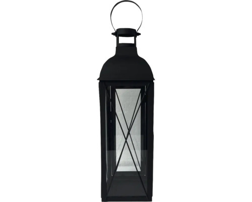 Lanternă neagră cu mâner pentru utilizare în interior și exterior