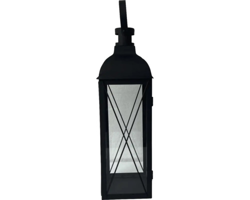 Lanternă decorativă din metal și sticlă