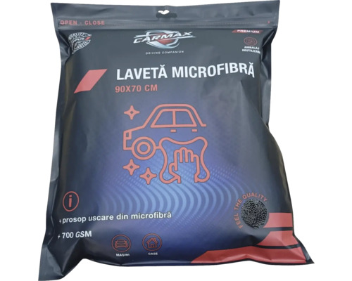 Lavetă din microfibră Carmax 90x70 centimetri în ambalaj