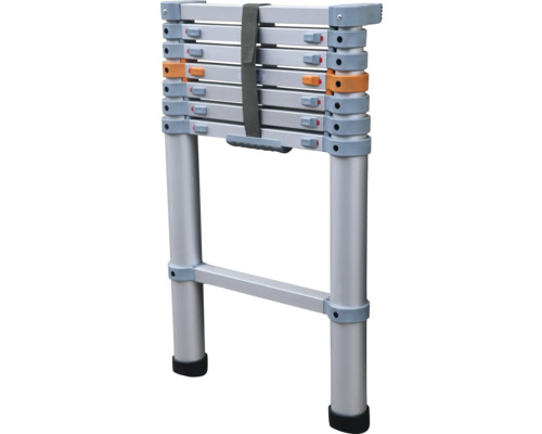 Scară telescopică din aluminiu pliată