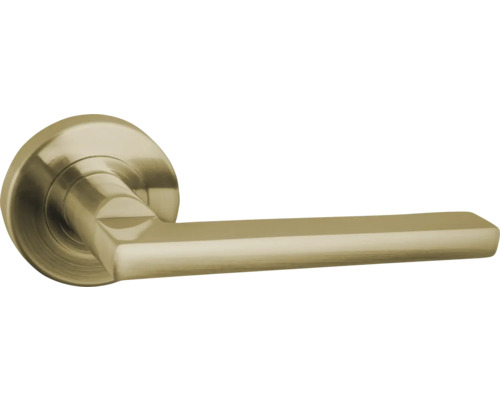 Mânere cu rozetă ușă interior Yale Cortina, pentru cilindru, culoare antic Mâner de ușă din metal