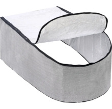 Izolație pentru capac WC din țesătură și aluminiu