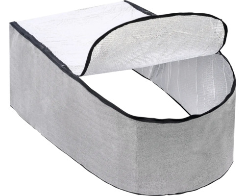 Izolație pentru capac WC din țesătură și aluminiu