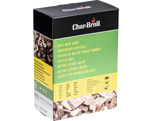 Logo Char-Broil, așchii de lemn de măr