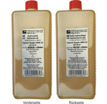 Flacon cu ulei hidraulic Castrol Hyspin AWS 22 pentru despicătoare de lemne, 1 litru